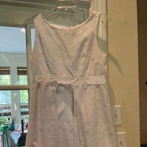 Jessica Howard - Bow Sheath White Dress -  NWOT